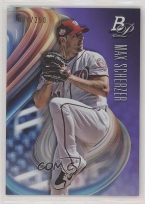 2018 Bowman Platinum Purple 7/250 Max Scherzer #7 02od