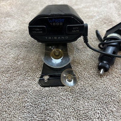 Whistler 1000 Triband Radar Detector with Power Adapter