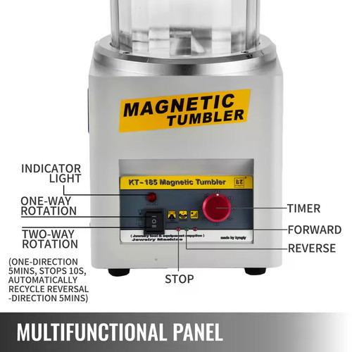 DEFECTIVE Magnetic Tumbler Jewelry Polisher 110V220V Mini Finishing Mach G3D