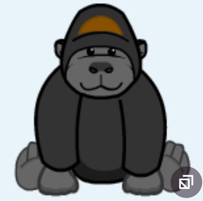 Webkinz Silverback Gorilla HM335 RARE black gray ape monkey Virtual code msgd