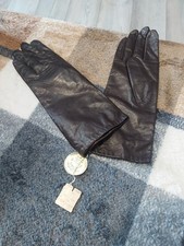 Vintage 50sbrown Ladies Long Gloves New With Tags