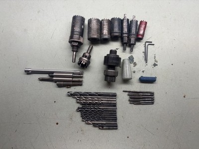 I- Knock Out Hole Saws  Drill Bit Driver Adapter Tap Lot GREENLEE CRAFTSMAN +