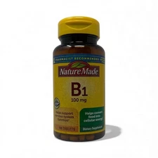 Nature Made Vitamin B1 100mg Dietary Supplement - 100 Tablets (Pack of 1)