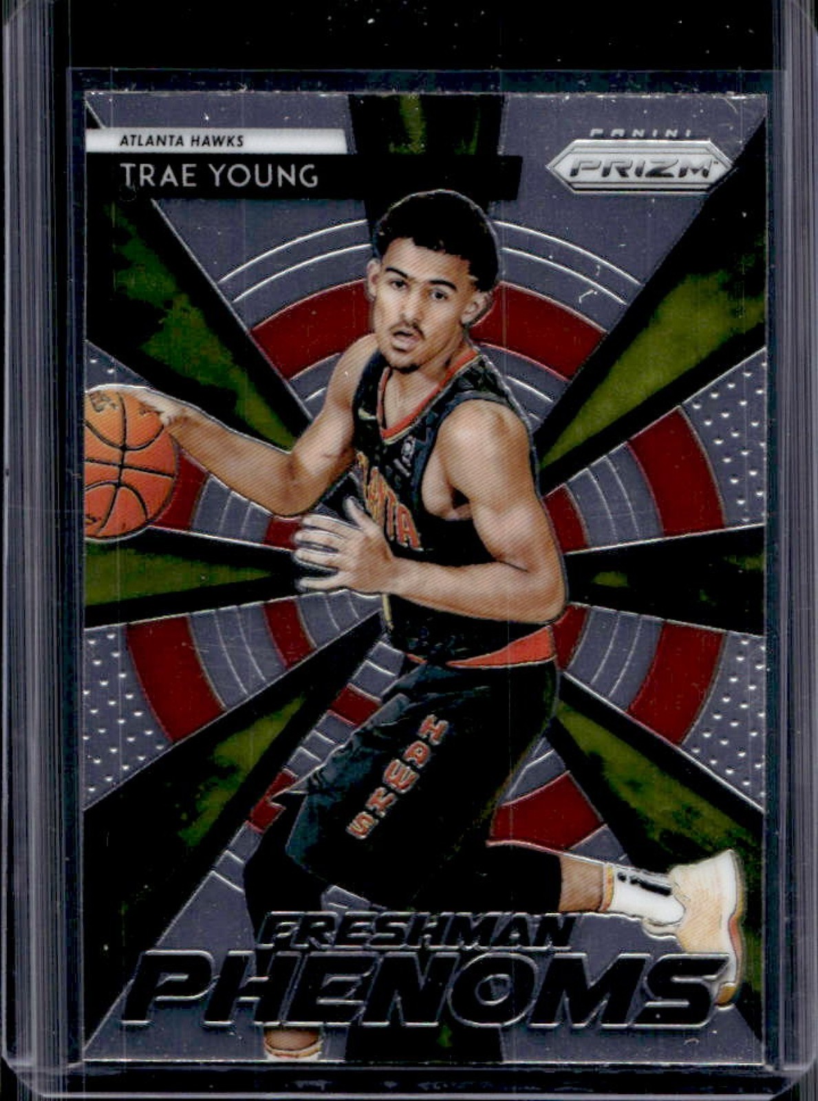 2018-19 Panini Prizm Trae Young Freshman Phenoms Rookie RC #21 Hawks