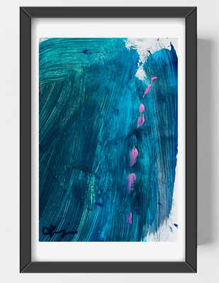 Guajardo Art A Mermaid's Tale 9X6 Paper Unique Abstract Expressionism