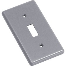 Steel City Single Toggle Switch 4-1/4 In. x 2-5/16 In. Handy Box Cover HB1SW