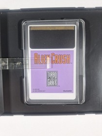 Alien Crush NEC TurboGrafx 16 TurboDuo Hu Card Pinball Game COMPLETE IN BOX