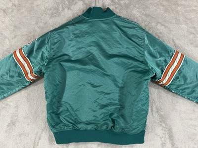 Vintage Miami Dolphins Starter Jacket Mens M 80s 90s NFL Satin