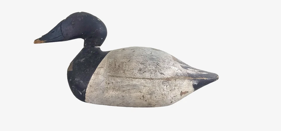 VINTAGE CANVASBACK DRAKE DUCK DECOY - Image 2 of 4