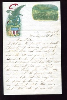 1862 Civil War Color Magnus Patriotic Letter