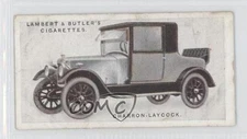 1922-23 Lambert & Butler Motor Cars Series 2 Tobacco Charron-Laycock #29 0a1