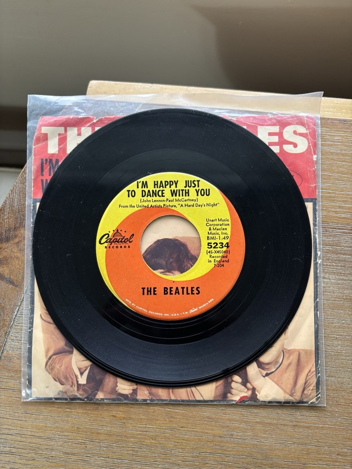 The Beatles- I'll Cry Instead /I'm happy Just To Dance With You ...