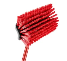 60 In. High Power Dual Surface Floor Scrub Brush with 60 In. Steel Handle
