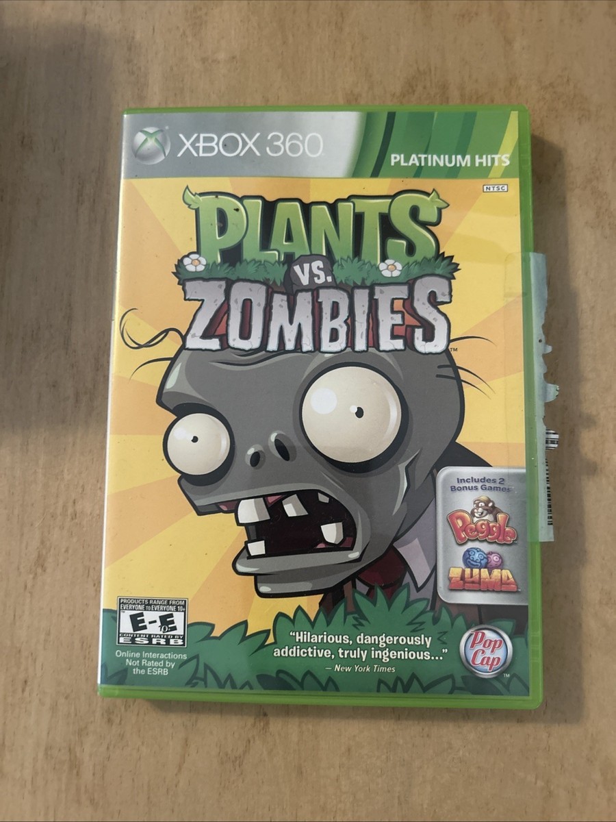 XBOX360+ソフトセット Plants Versus Zombies Microsoft Xbox 360, Includes Peggle And ZUMA
