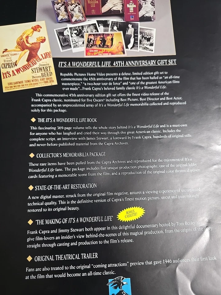 Its a Wonderful Life (VHS, Delux Collectors Edition) - Image 4 of 4