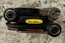 Topeak Alien II Folding Bicycle Multi-Tool w/ Nylon Clip Case Pouch Black