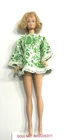Vintage 1970's Barbie MOD Fashion CLONE Green & White Paisley Snap Top ~ EXC