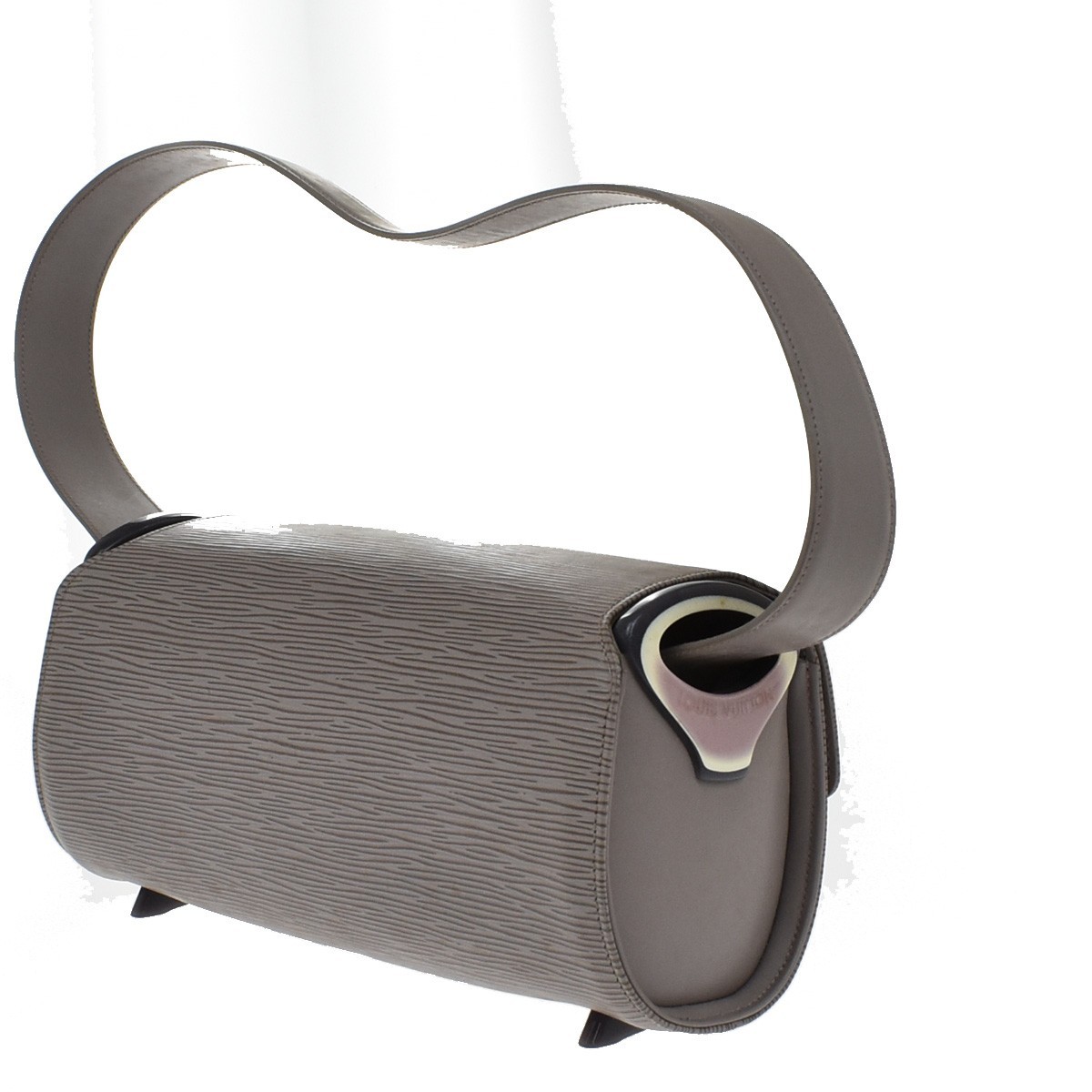 LOUIS VUITTON LV Logo Nocturne PM Shoulder Bag Epi Leather Lilac