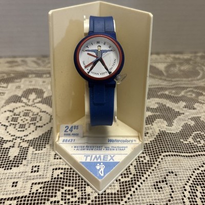 Vintage Timex ''It Takes a Lickin Keeps On Ticking'' Watch (Watercolors) NOS
