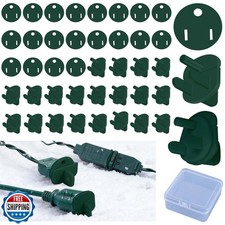 20 Sets Weatherproof Gaskets and Plug Protectors Covers, Outdoor