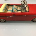 BANDAI 1950’s  1955 /56 FORD FAIRLANE convertible  CAR TIN FRICTION TOY JAPAN — photo 6