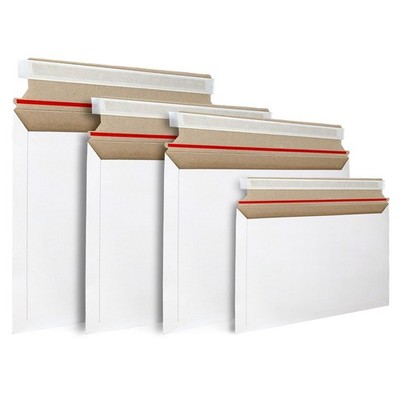 Mailing Bags Cardboard White B4+ 350x285mm Pack of 50 Self Adhesive