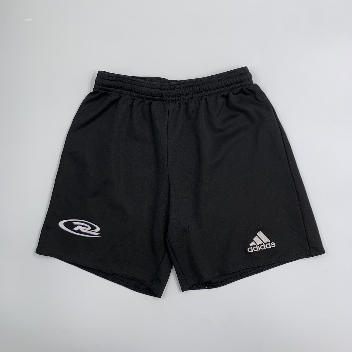 Adidas Climalite Athletic Shorts Black Adjustable Soccer Team