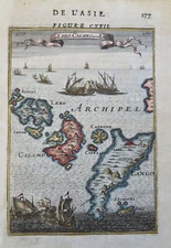 Greece Dodecanese Islands Greek Islands Lango Leros Calamo 1683 Mallet color map