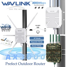 WAVLINK WiFi 6 Outdoor Long Range Extender AX3000 Router Repeater Access Point