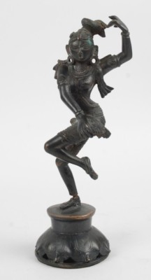 Bronze Figure Male Mythological Shiva Lord Of Dance Antique