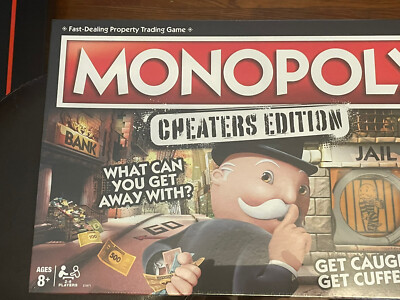 Brand New & Sealed Monopoly Cheaters Edition Brand New & Sealed Monopoly Cheaters Edition