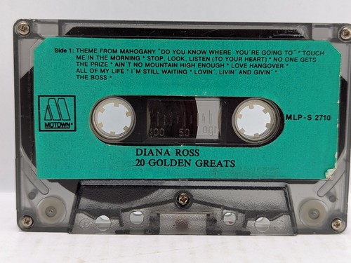 Diana Ross 20 Golden Greats Cassette Tape PreOwned No Cover - Picture 4 of 5