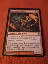 Deathforge Shaman Forgemort Conspiracy Magic MTG Card