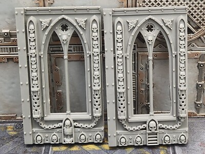 Warhammer 40K Imperial City Windows (2), Plastic | eBay