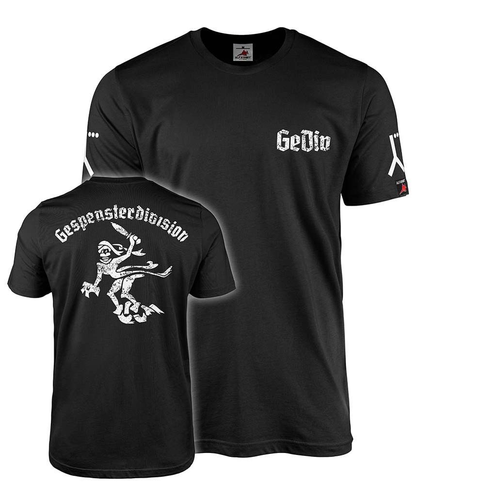 シャツ T-Shirt Gespensterdivision GeDiv 7 Panzer-Division WH Heer 2WK