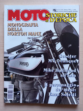 MOTO STORICHE & D'EPOCA  Gen. 1998 Norton Manx, Scooter MV   Spedizione Gratis