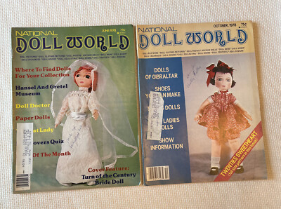 National Doll World Jun Oct 1978 First Ladies Pattern Hansen Gretel Bride