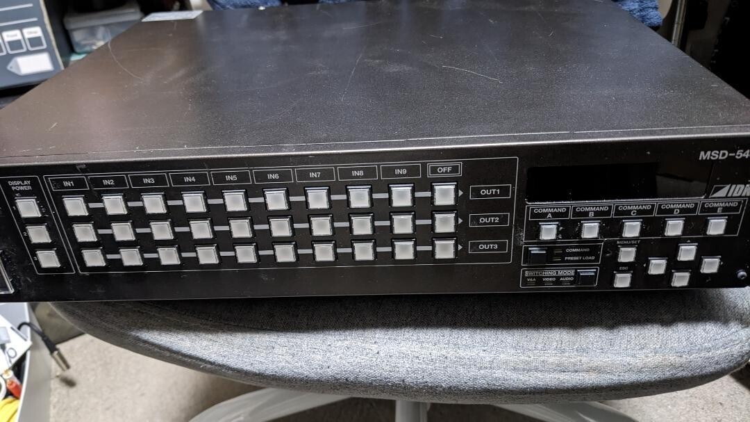 デジタルマルチスイッチャー MSD-5403 MSD-5403 デジタルマルチスイッチャー | 株式会社アイ・ディ