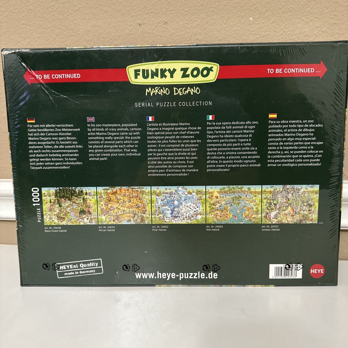 Puzzle 1500 pièces : Happytown - Heye - Rue des Puzzles