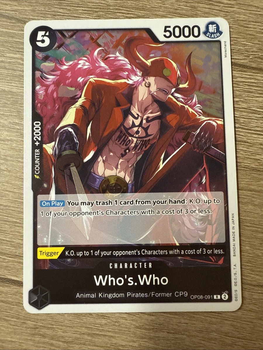 Whos.Who OP08-091 - Two Legends - One Piece Card Game OP TCG ENG