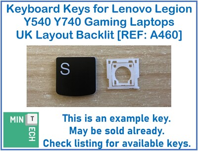 Tastatur Ersatz Tasten für Lenovo Legion Y540 Y740 Gaming Laptops UK Hintergrundbeleuchtung