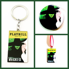 Wicked Broadway Keychain, Ornament or Button