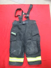 BLACK CAIRNS REAXTION Fire Fighter Turnout PANTS 44 x 24 BUNKER GEAR Suspenders