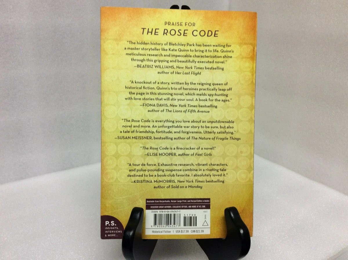 The Rose Code by Kate Quinn, Paperback