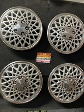 1975-80 Chevrolet Cavalier Chevette Set Of 4 13 Mesh Mag Rally Hubcaps Red
