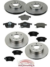Bremsen Set Bremsscheiben + Beläge VORNE + HINTEN für Opel Zafira A