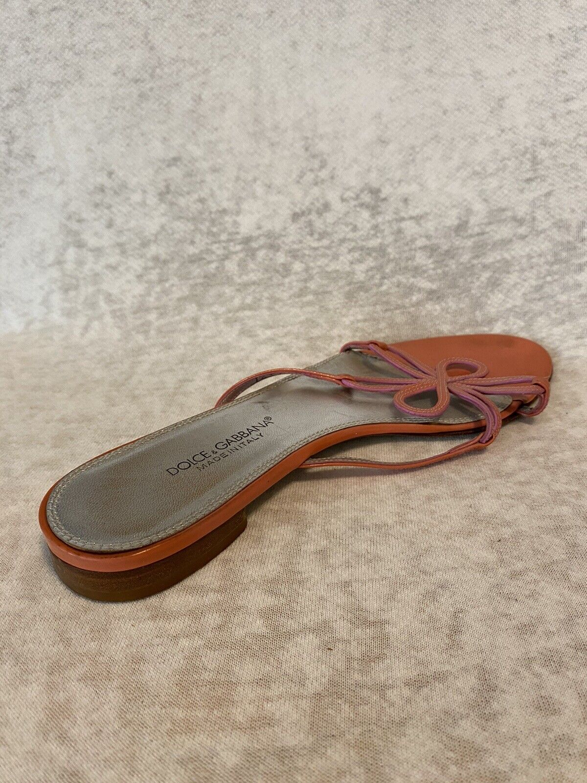 Dolce & Gabbana Flat Leather Sandals - image 3