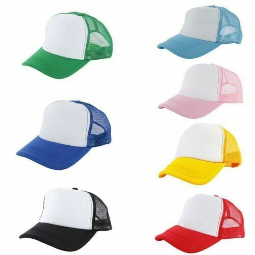 Snapback Letnia regulowana czapka Jednolity gładki siateczka z tyłu Czapka z daszkiem Trucker Hat - Zdjęcie 4 z 24