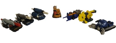 TRANSFORMERS SMOKESCREEN, BROADSIDE, BONECRUSHER, ARMROHIDE, KNOCK OUT + 1 (F)