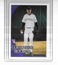 2010 Topps #376 Esmil Rogers Colorado Rockies Rookie Card